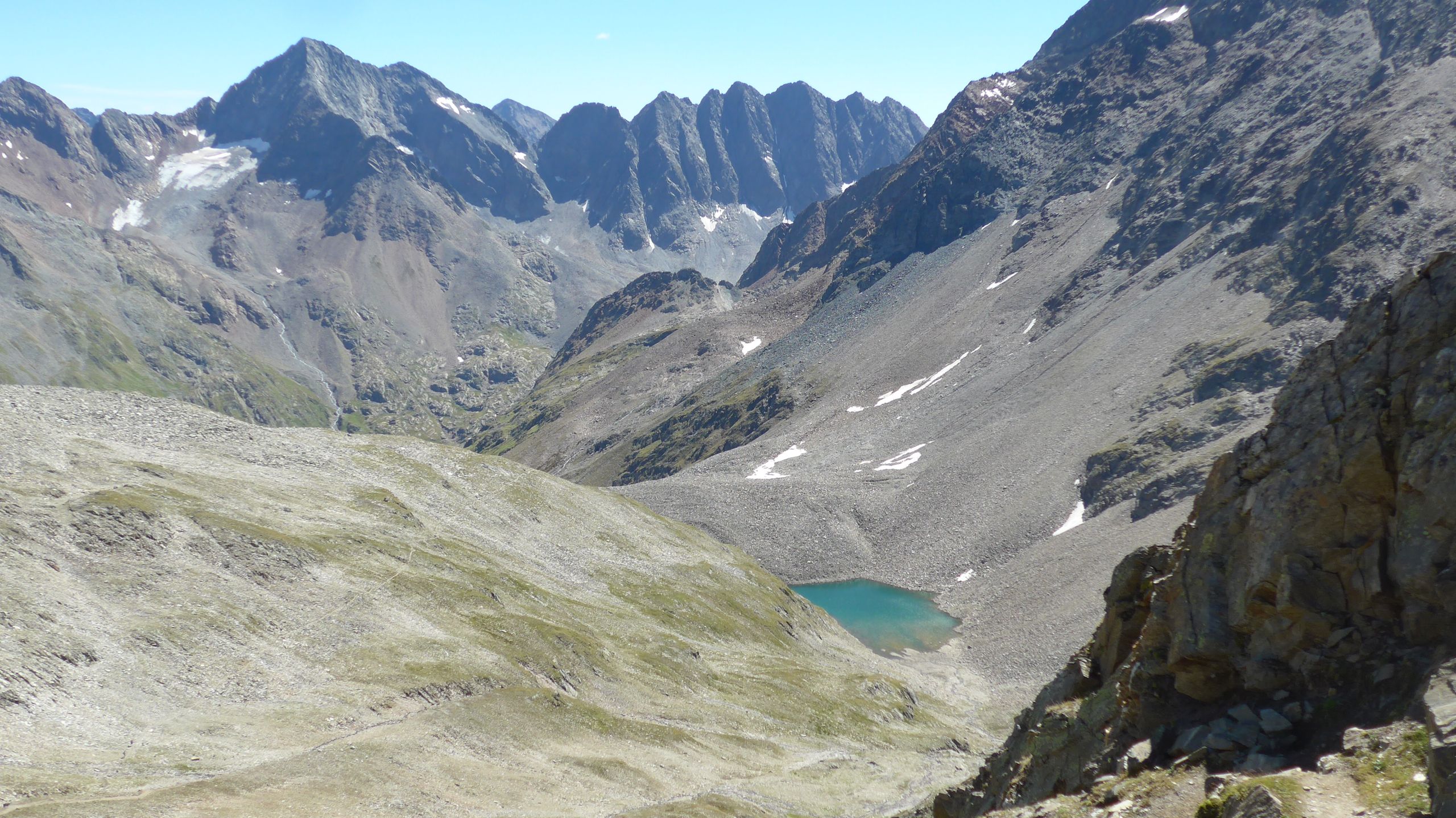 Roter Knopf in Schobergruppe
